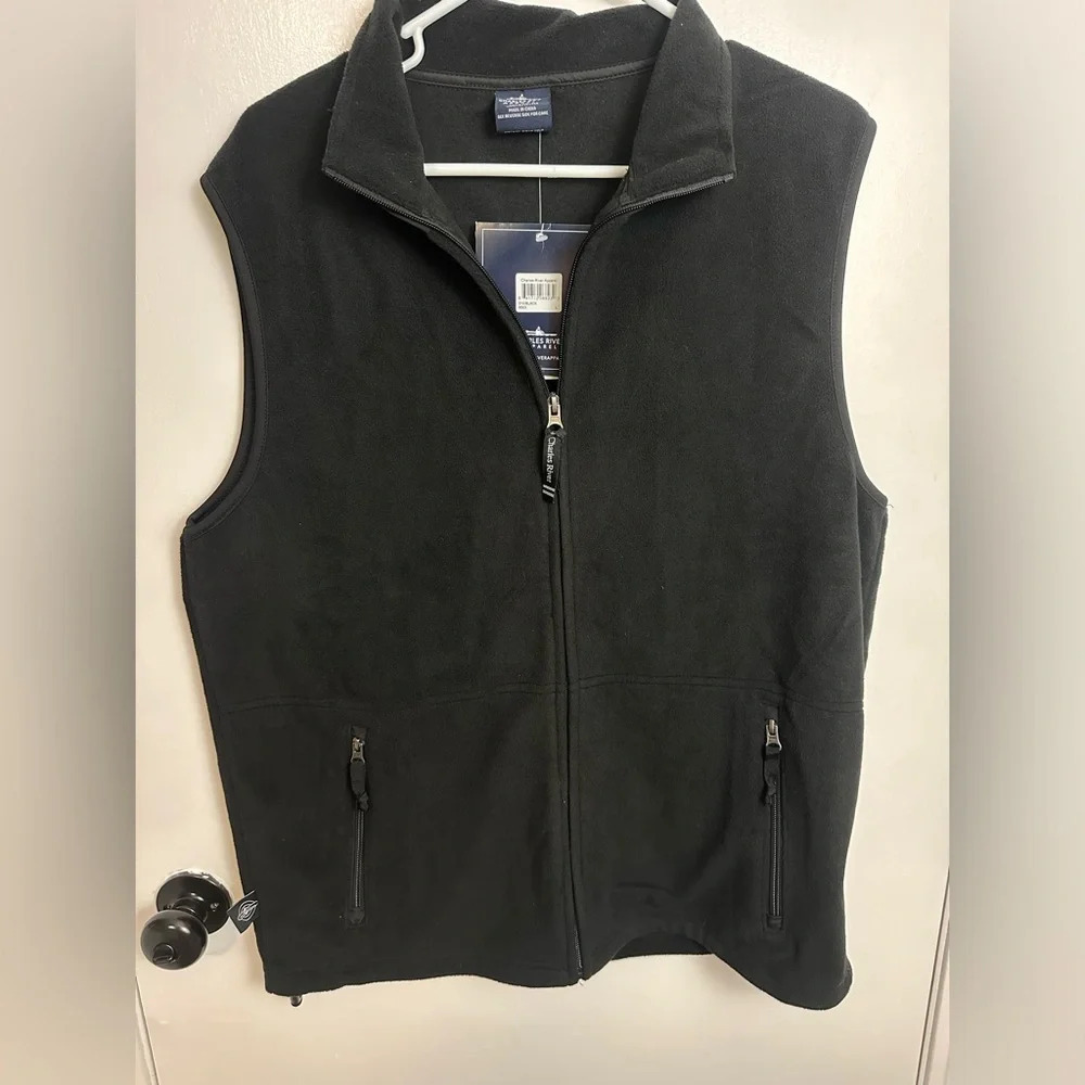 Charles River Apparel® 9503 Men's Ridgeline Fleece Vest size Large #1233 - Picture 2 of 11